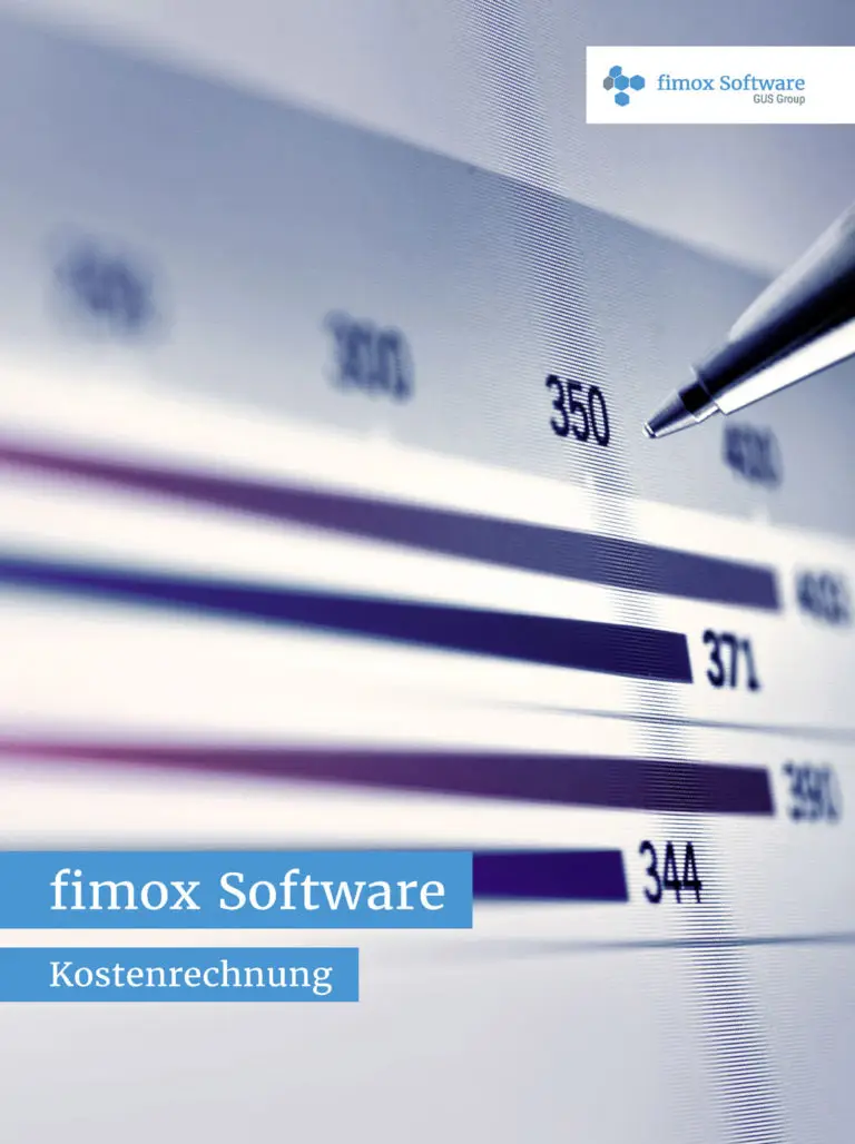 Kostenrechnung Software fimox - fimox Buchhaltungssoftware